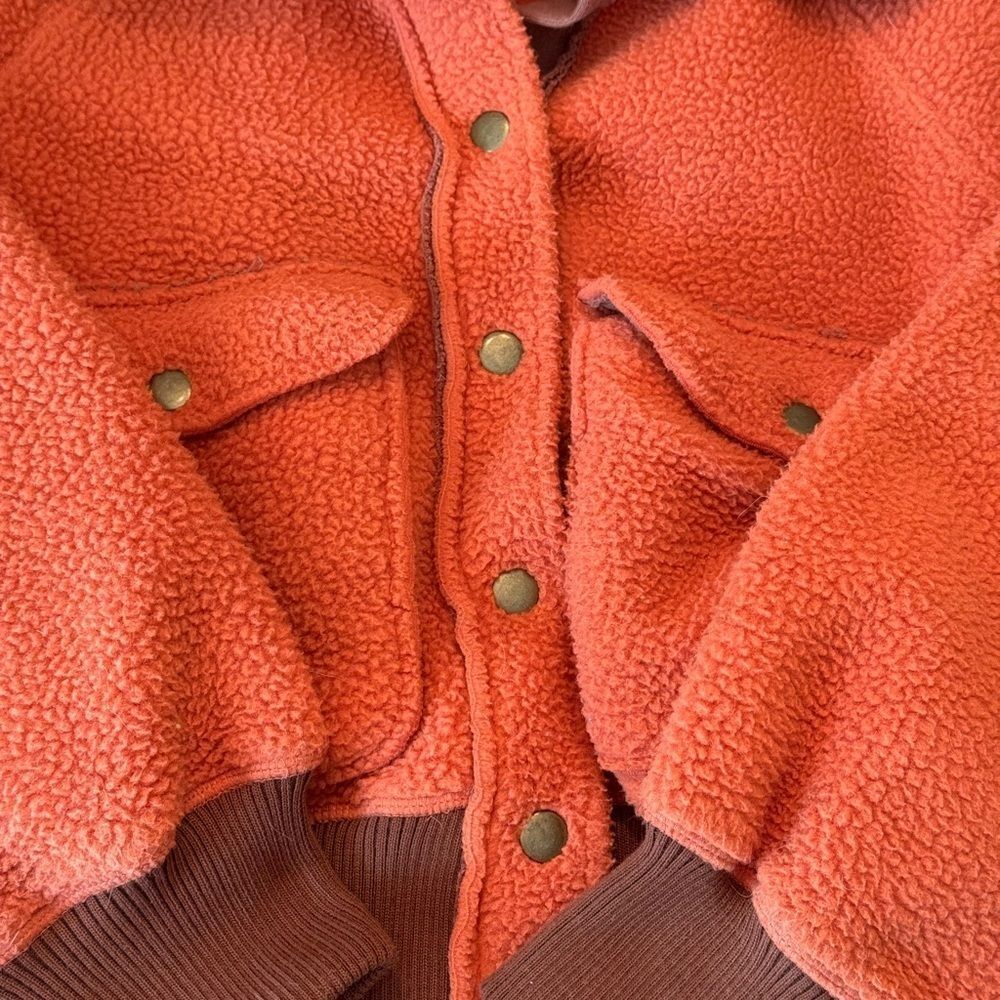 We The Free Shasta Snap-Up Fleece Bomber Jacket - Picture 9 of 10